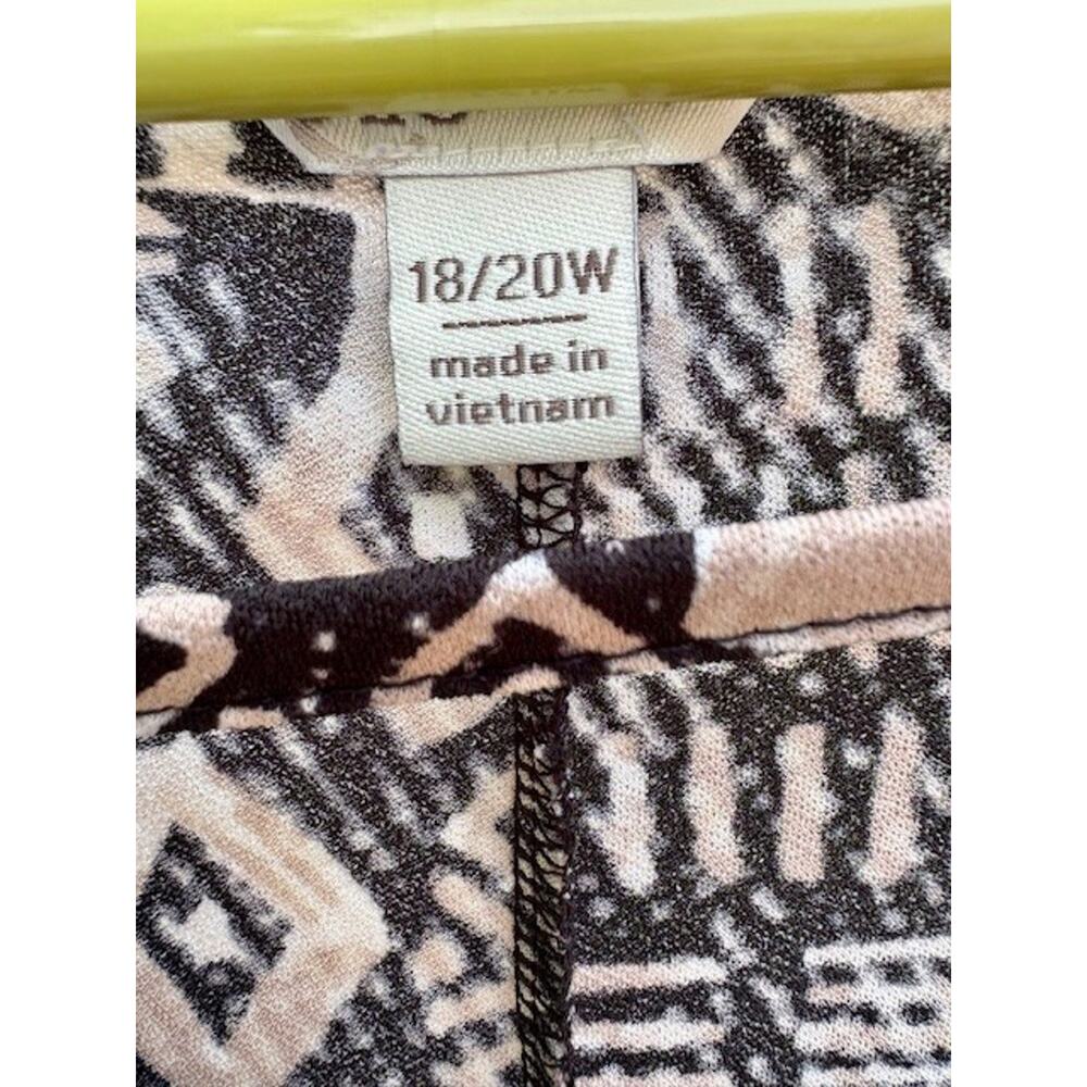 Women's Blouse Cato White/Black Size 18/20 W - Picture 4 of 6